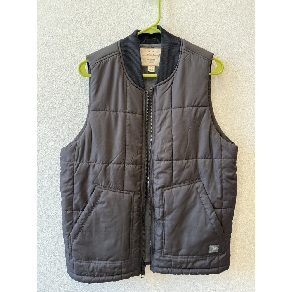 Weatherproof Vintage Men's Fleece Lined Puffer Vest Size Medium